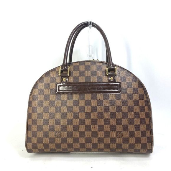 LOUIS VUITTON Damier Shoulder Bag Nolita Bag Hand Bag Damier Canvas Brown - Picture 1 of 16